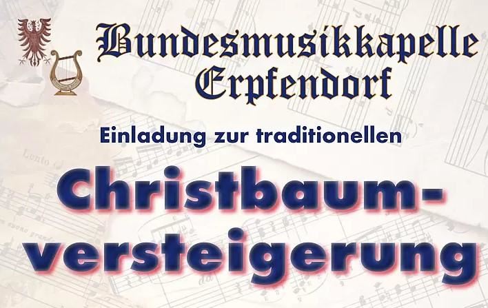 Christbaumversteigerung Erpfendorf