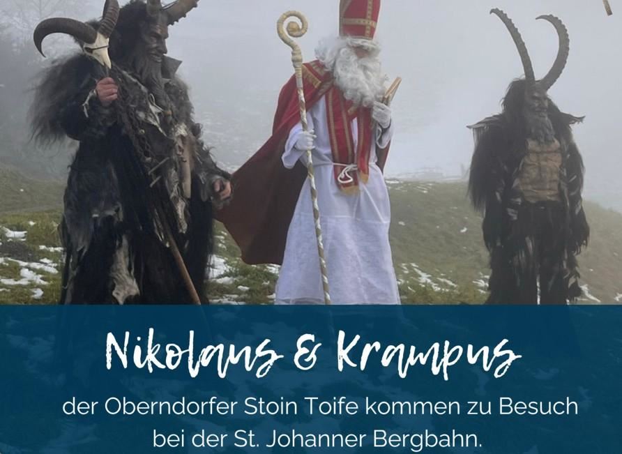 Header Nikolaus & Krampus Bergbahn St. Johann