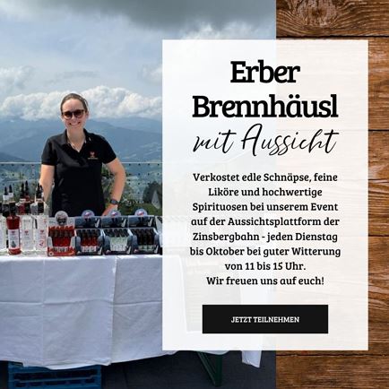 Erber Schnapsverkostung am Zinsberg