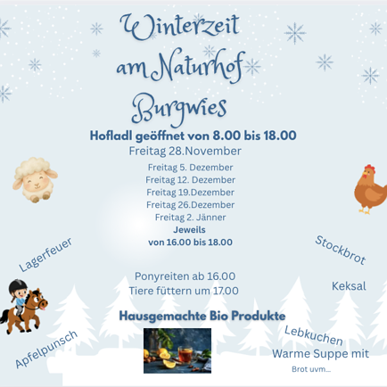 Wintertime at  Burgwies Nature Farm