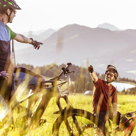 Guided E-Bike E-Mountainbike tour 'Kaiserschmarrn Runde'
