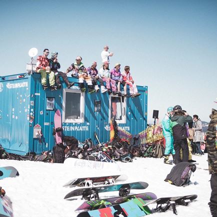 go-shred Step in der Arena Snowpark Steinplatte