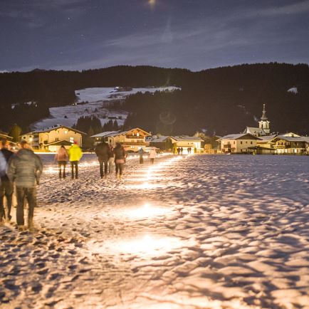 Kerstmasweg in Itter