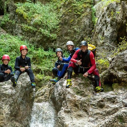 Canyoning Halbtagestour für Einsteiger