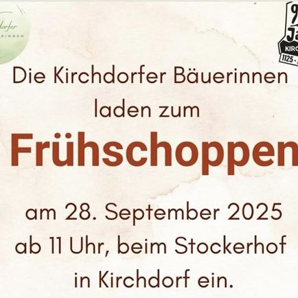 Ochtendborrel van de boerinnen uit Kirchdorf