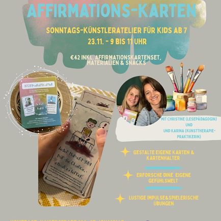 Affirmations-Karten gestalten