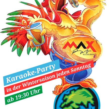 Karaoke-Party im Max Pub