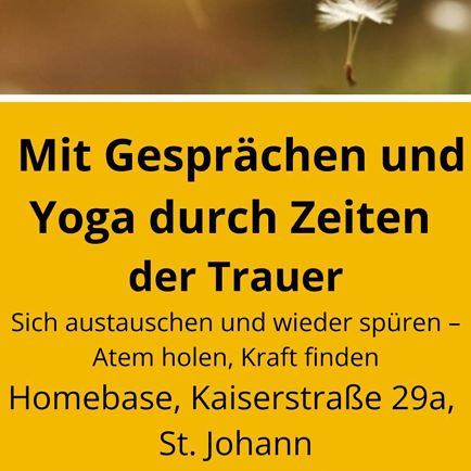 Mit Gesprächen und Yoga durch Zeiten der Trauer