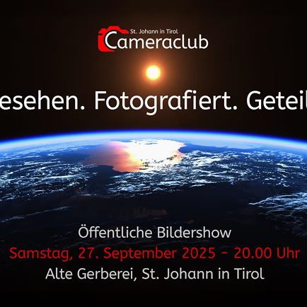 Öffentliche Bildershow - Cameraclub St. Johann