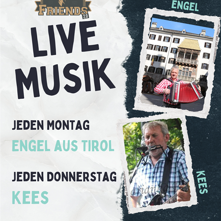 LIVE KEES@Events bei Friends