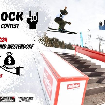 RAIL ROCK Board + Ski JIB Contest
