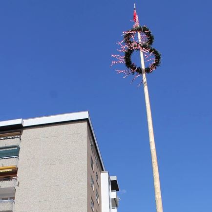 14th May Festival with Maypole Erection