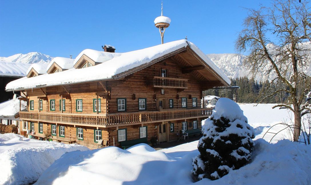Pfaringhof, Hausansicht Winter