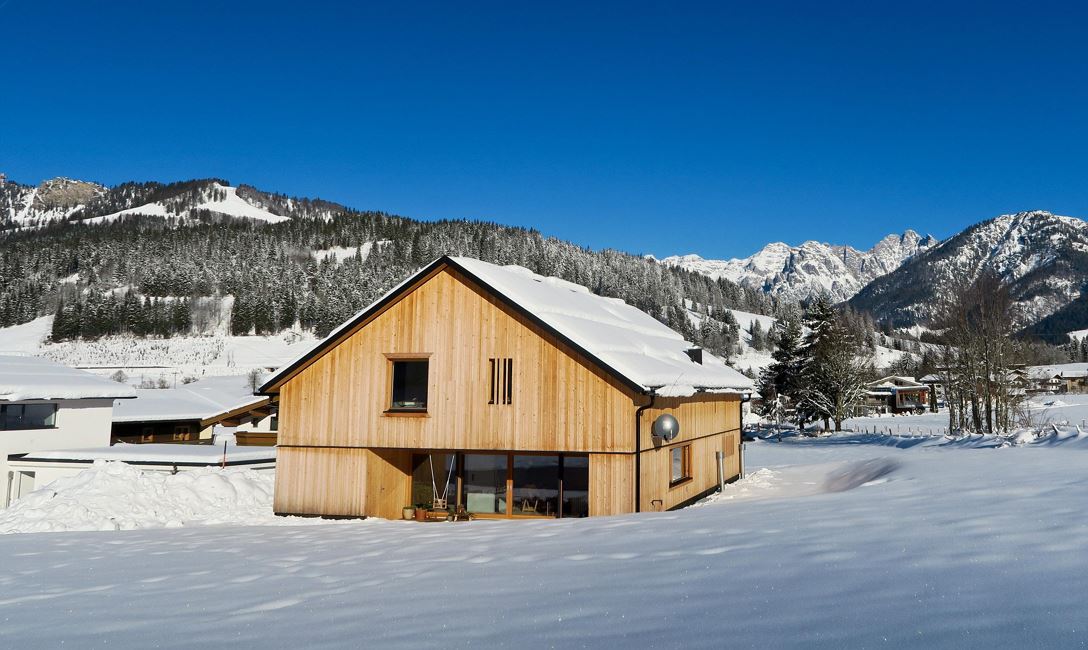 Haus im Winter