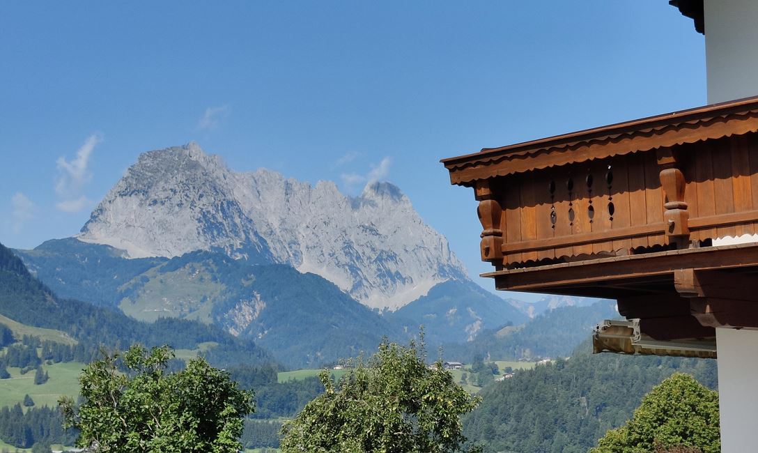 Ausblick Mühlreithof Kirchdorf in Tirol