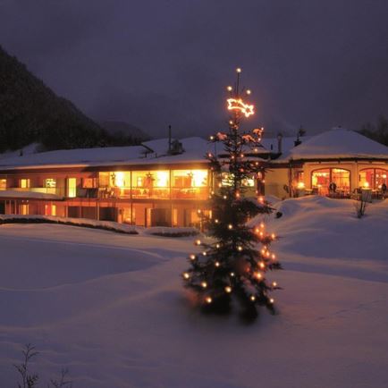 Hanneshof mit Christbaum