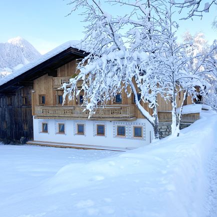 Das Bauernhaus Reitl im Winter