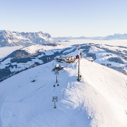 Winter Gipfel Hohe Salve