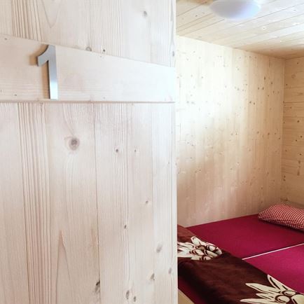 Bamberger Hütte Zimmer