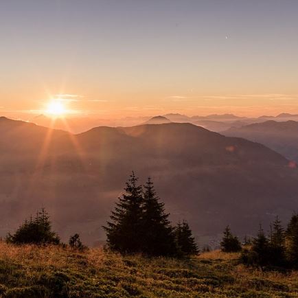 Sonnenuntergang in Kirchberg