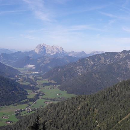 von oben zum Berger