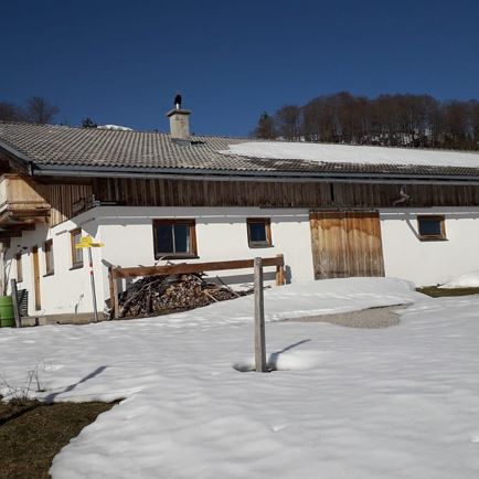 untere Scheibenbühelalm im Winter