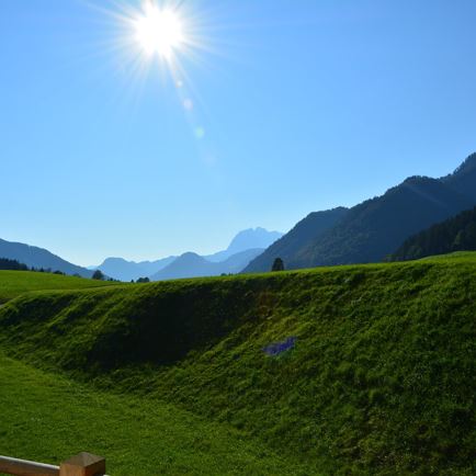 wunderschöner Ausblick vom Balkon