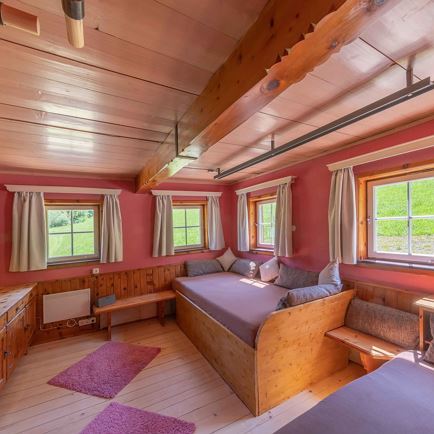 Großmutters Haus Wohnzimmer mit Ofen