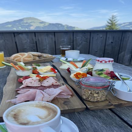 Frühstück am Berg