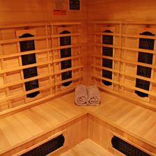 hauseigene Sauna