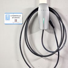 E-Ladestelle in der Garage