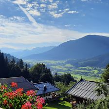 Blick vom Balkon