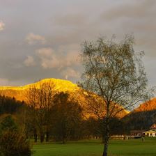 Golf Cafe mit Steinplatte
