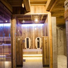 Sauna und Infrarotkabine