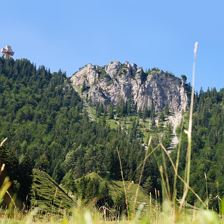 Buchensteinwand mit Jakobskreuz