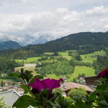 Aussicht vom Balkon