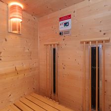 Infrarotkabine  innen