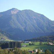 Blick vom Balkon
