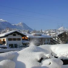 Blick von der Terrasse/ view from terrace