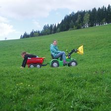 Go-Kart fahren macht sichtlich Spaß