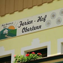 Hoftafel Ferienhof Obertenn