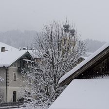 Aussicht von der Eingangstüre aus