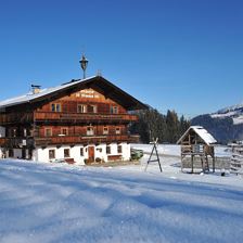Hausansicht Winter