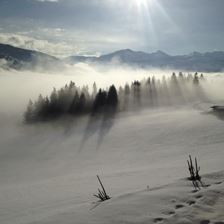 Winterstimmung am Bruggberg