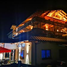Hotelanschicht Nachts