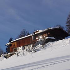 Blick von unten Winter