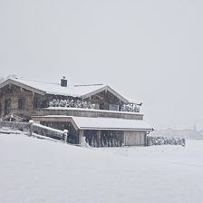 Chalet Magdalena Nord West Ansicht WINTER