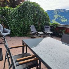 Ausblick Filzerhof Kirchberg in Tirol Sonnenterras