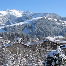 Blick zum Maierl und Fleckalm
