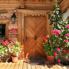 Hauseingang Sommer